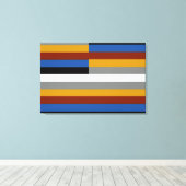 Freak Pride Flag Leinwanddruck (Insitu (Holzboden))