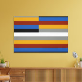 Freak Pride Flag Leinwanddruck (Insitu (Wohnzimmer))