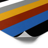 Freak Pride Flag Poster (Ecke)