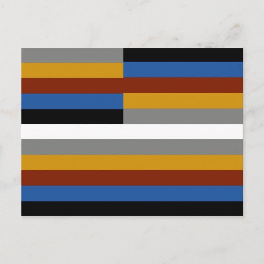 Freak Pride Flag Postkarte (Vorderseite)
