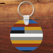 Freak Pride Flag Schlüsselanhänger (Vorderseite)