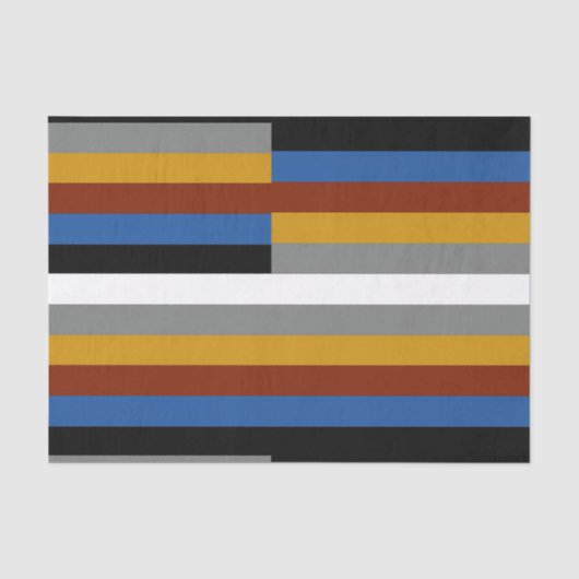 Freak Pride Flag Seidenpapier (Vorderseite)