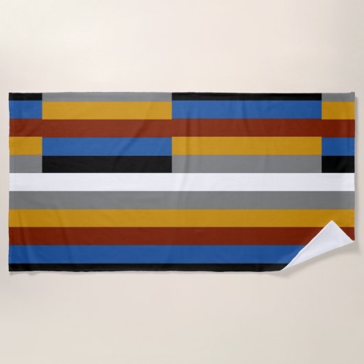 Freak Pride Flag Strandtuch (Vorderseite)