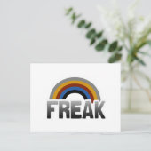 Freak Pride Postkarte (Stehend Vorderseite)