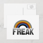 Freak Pride Postkarte (Vorne/Hinten)