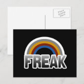 Freak Pride Postkarte (Vorne/Hinten)