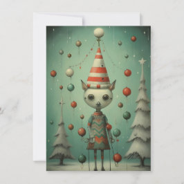 Freak Show Christmas Card Feiertagskarte