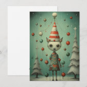 Freak Show Christmas Card Feiertagskarte (Vorne/Hinten)