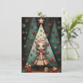 Freak Show Christmas Cards Feiertagskarte (Stehend Vorderseite)