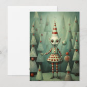 Freak Show Christmas Cards Feiertagskarte (Vorne/Hinten)