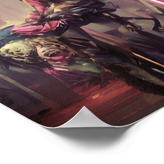 FREAK SHOW Fantasy Art Illustrations Poster (Ecke)