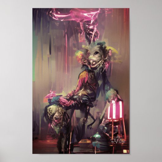 FREAK SHOW Fantasy Art Illustrations Poster (Vorne)