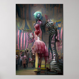 FREAK SHOW Fantasy Art Illustrations Poster