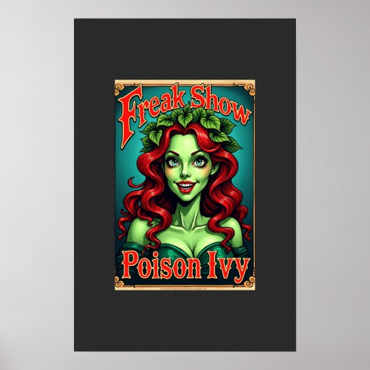 Freak Show Kollektion Gift Ivy Art Grafik Poster (Vorne)