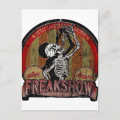 Freak Show Postkarte (Vorderseite)