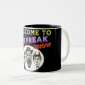 Freak Show Tasse Creepy Circus Art (VorderseiteRechts)