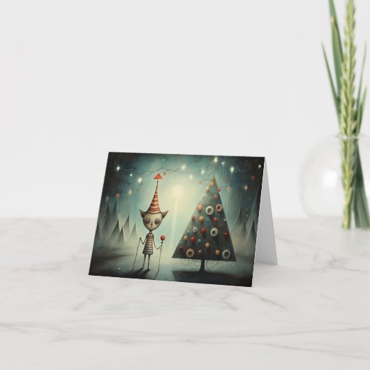 Freak Show Weihnachtskarten Feiertagskarte (Vorderseite)
