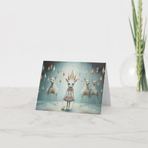Freak Show Weihnachtskarten Feiertagskarte