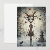 Freak Show Weihnachtskarten Feiertagskarte (Vorne/Hinten)
