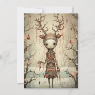 Freak Show Weihnachtskarten Feiertagskarte