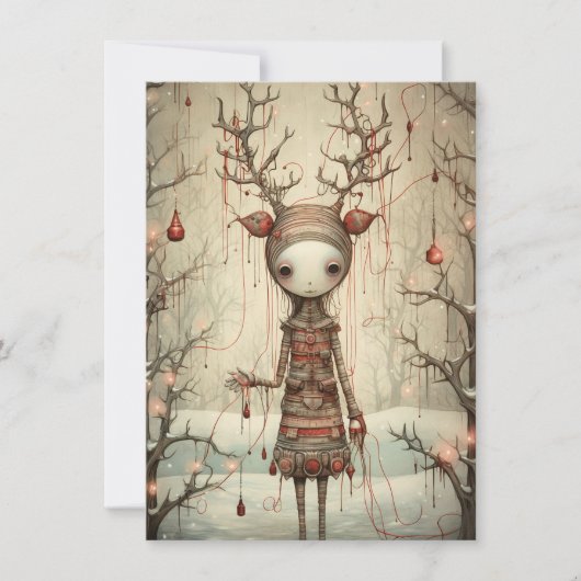 Freak Show Weihnachtskarten Feiertagskarte (Vorderseite)