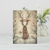 Freak Show Weihnachtskarten Feiertagskarte (Stehend Vorderseite)