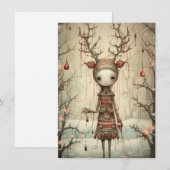 Freak Show Weihnachtskarten Feiertagskarte (Vorne/Hinten)