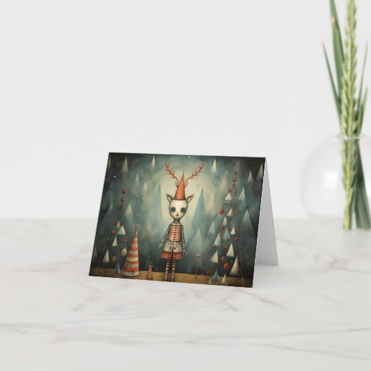 Freak Show Weihnachtskarten Feiertagskarte (Vorderseite)