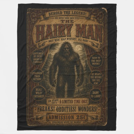 Freak Sideshow Paranormal Fleecedecke (Vorderseite)