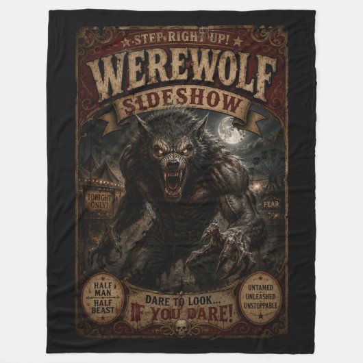 Freak Sideshow Paranormal Fleecedecke (Vorderseite)