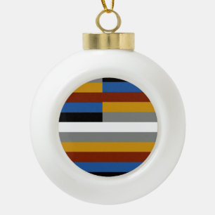 Freak-Stolz-Flagge Keramik Kugel-Ornament