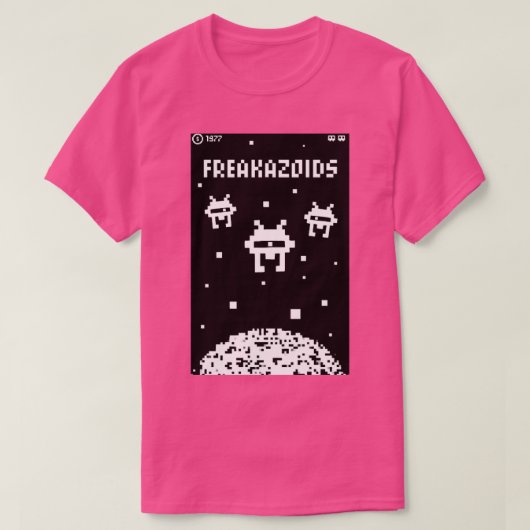 FREAKAZOIDS Arcade-Spiel T-Shirt (Design vorne)