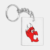 Freaked-Out-Teufel Schlüsselanhänger (Vorderseite links)