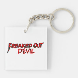 Freaked-Out-Teufel Schlüsselanhänger