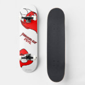 Freaked-Out-Teufel Skateboard (Vorderseite)