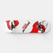 Freaked-Out-Teufel Skateboard (Horizontal)