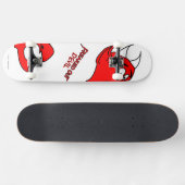 Freaked-Out-Teufel Skateboard (Horizontal)