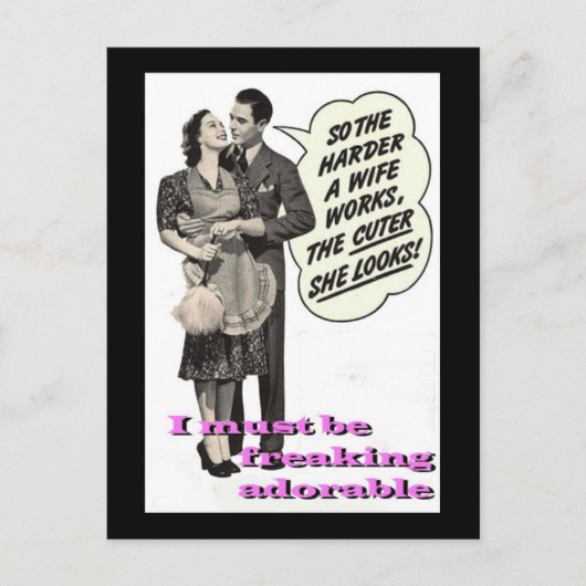 "Freakin' Adorable" Postkarte (Vorderseite)