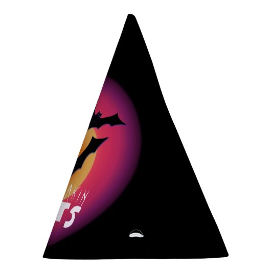 Freakin Bats Halloween ID223 Partyhütchen (Rechts)