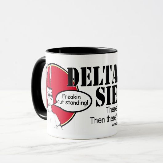 Freakin hervorragend! Wecker-Tasse Tasse (Vorderseite Links)