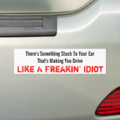 Freakin Idiot Autoaufkleber (Auf Auto)