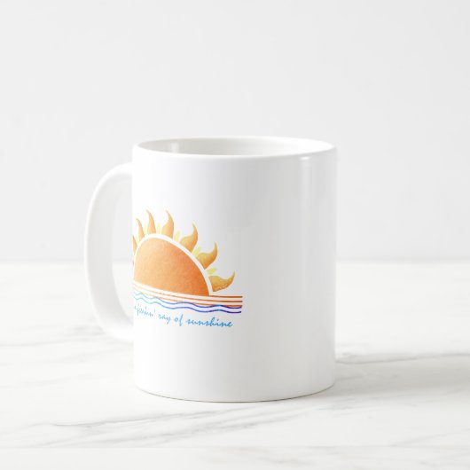 Freakin Ray of Sunshine Kaffeetasse (Vorderseite Links)
