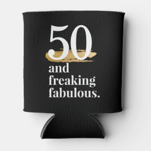 Freaking Fabulous Geburtstag Custom Age Coozie Dosenkühler