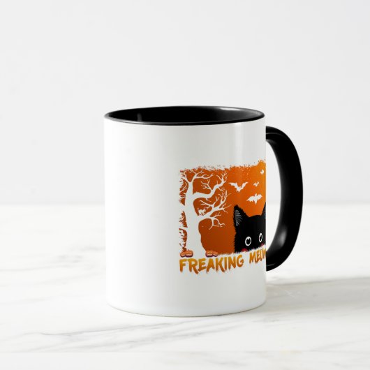 Freaking Meowt Tasse (VorderseiteRechts)