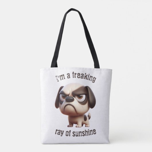 Freaking Ray of Sunshine Puppy Tasche (Rückseite)