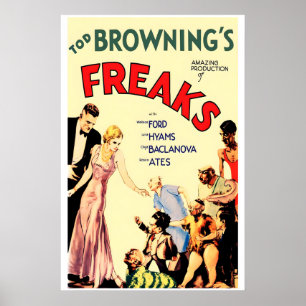 Freaks 1932 Filmplakat Klassischer Hollywood-Film Poster