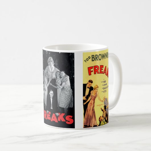 Freaks (1932) Filmplakate Tasse (VorderseiteRechts)