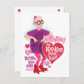 FREAKS Valentine: Ich bin Koo-Koo über dir! Postkarte (Vorne/Hinten)