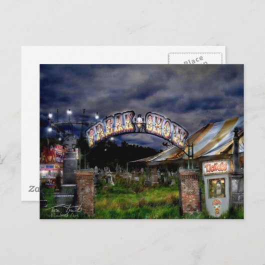 Freakshow Postkarte (Vorne/Hinten)