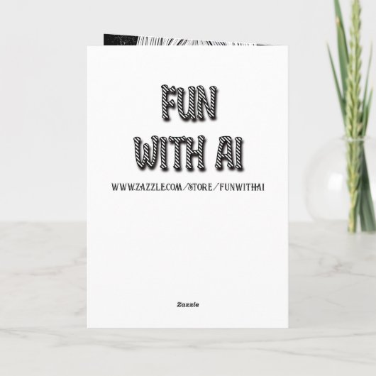 Freaky Beängstigend Spooky Old Doll Halloween Karte (Rückseite)